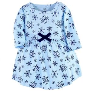 Touched by Nature Organic Cotton Long-Sleeve Dresses Size 3t
